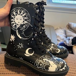 Kill star combat boots